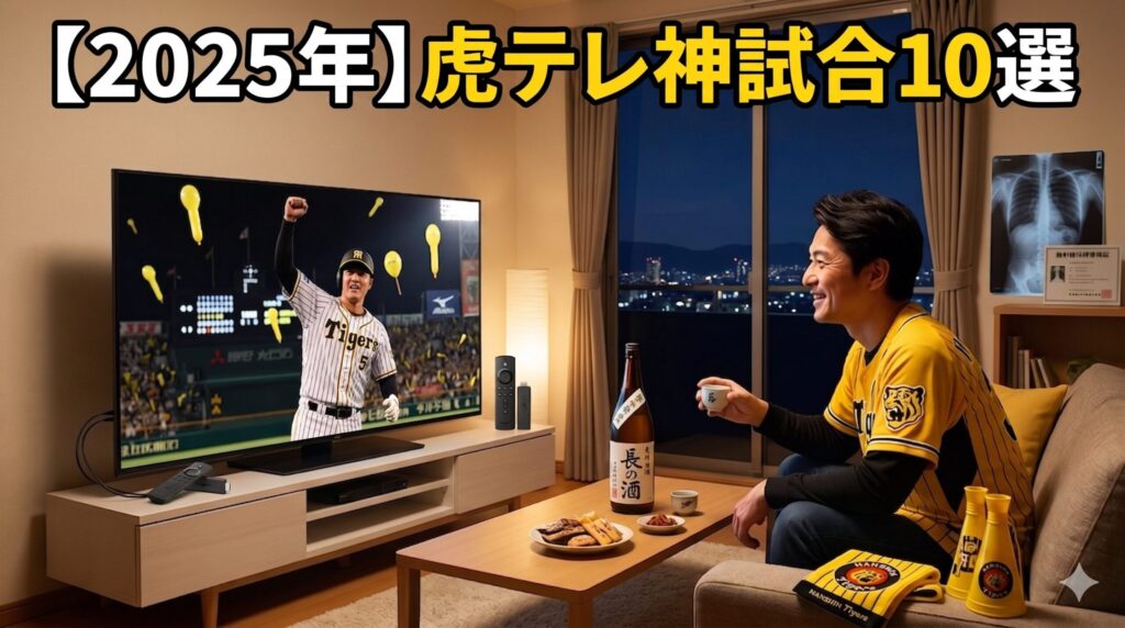 虎テレをテレビで見る